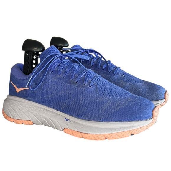 ***SOLD*** Hoka One One Cavu 3 1106482-ABAI Knit Athletic Running Shoes Size 7.5 - Picture 3 of 6
